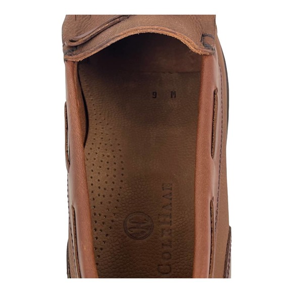 Cole Haan NIB Stadium Shawl Tassel Men's Loafers Size 9 Brown Leather - Picture 8 of 8